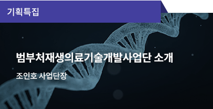 기획특집 / 범부처재생의료기술개발사업단 소개 / 조인호 사업단장